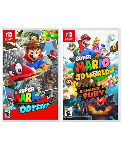 Super Mario Odyssey and Super Mario 3D World Bundle