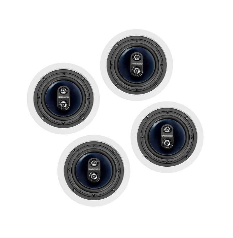 Polk Audio RC6S In Ceiling Speakers - 4 Pack