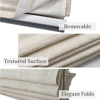 Shadisfy Linen Blend Cordless Roman Blinds