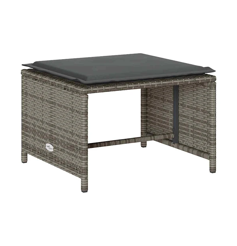 Garden Sofa Set Grey, Dark Grey