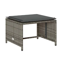 Garden Sofa Set Grey, Dark Grey