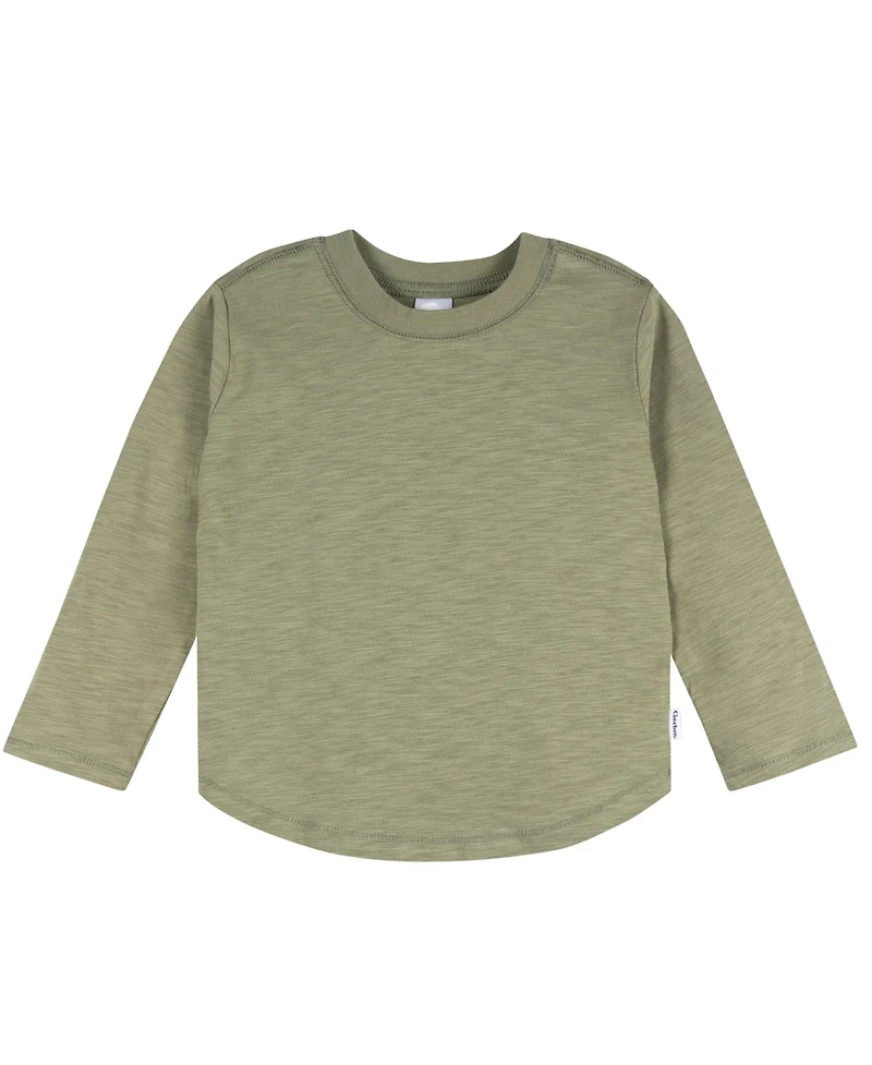 Gerber Toddler Boys' 3-Pack Long Sleeve Shirts
