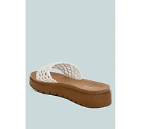 London Rag Sayura Woven Slip-On Sandals Women