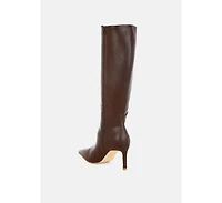London Rag Skara Faux Leather Calf Boots Women