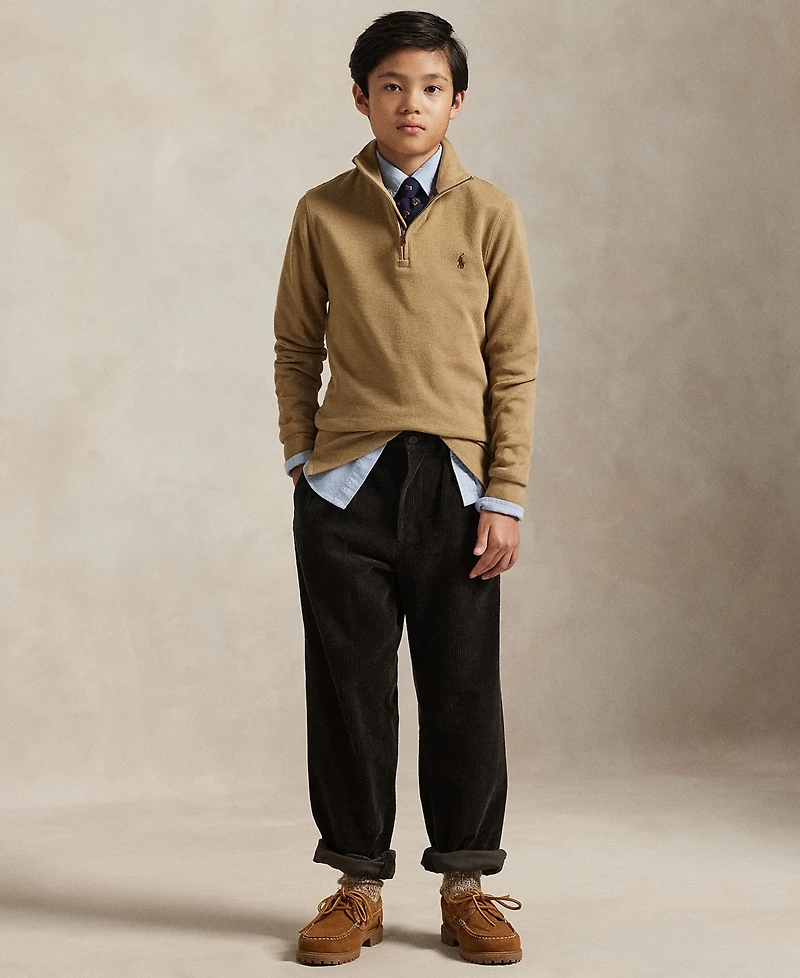 Polo Ralph Lauren Big Boys 8-20 Quarter-Zip Sweater