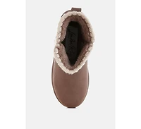 London Rag Rochas Scalloped Detail Snow Boots Women