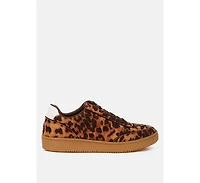 London Rag Prowler Leopard Chunky Sneakers Women