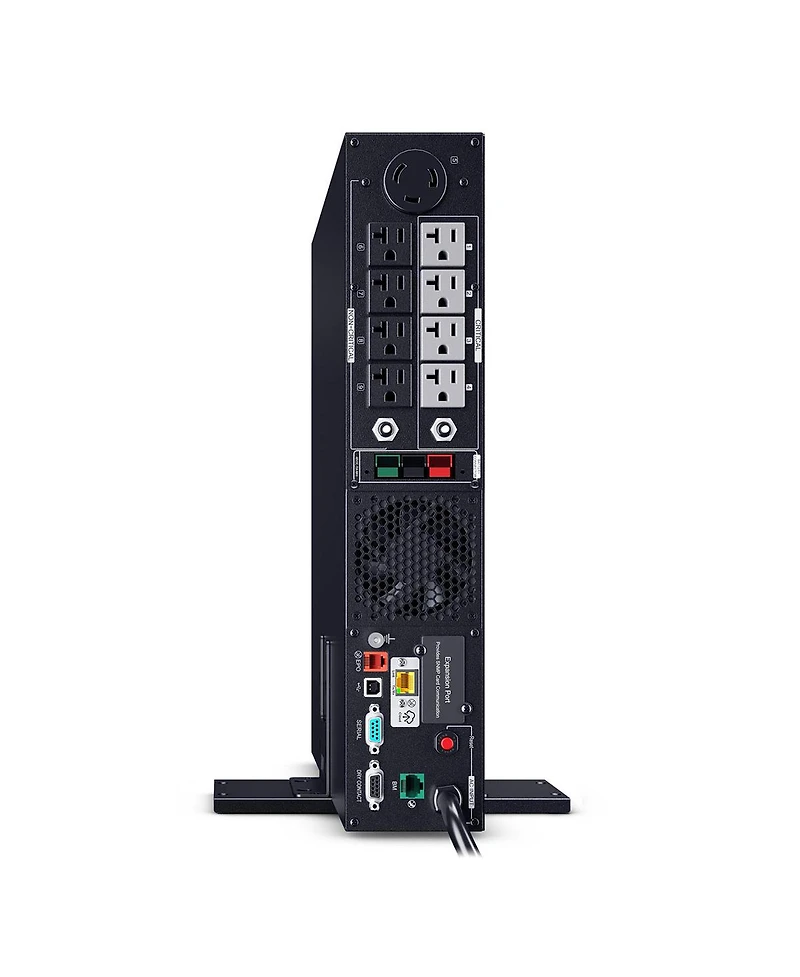 CyberPower PR3000RTXL2UC 3000VA/3000W Smart App Sinewave Rack/Tower Convertible Ups System, Black