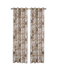 Kate Aurora Country Living 100% Thermal Lined Grommet Top Floral Room Darkening Curtains