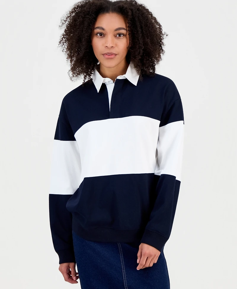Bar Iii Women's Rugby Polo Shirt, Macy's Exclusive