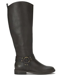 Lucky Brand Women's Hamila Buckle Round Toe Knee High Riding Boots