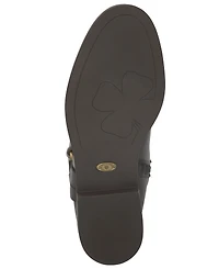Lucky Brand Women's Hamila Buckle Round Toe Knee High Riding Boots