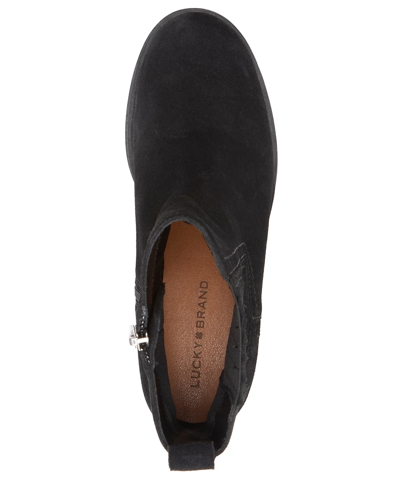 Lucky Brand Women's Sondruh Gore Wedge Booties