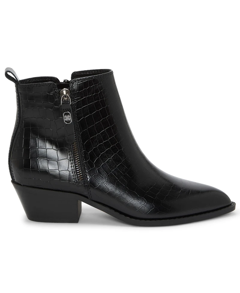 Lucky Brand Women's Ailein Pointed Toe Zipper Ankle Booties