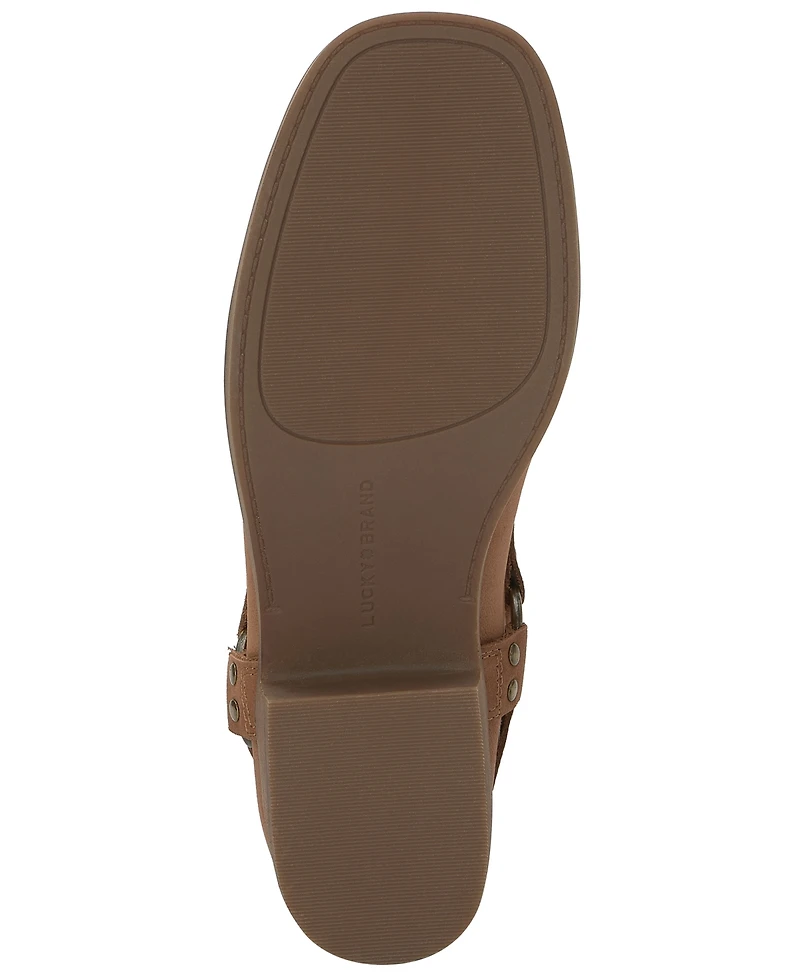 Lucky Brand Women's Kujono Round Toe Mid-Shaft Boots