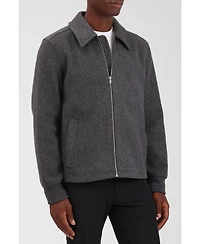 Bagatelle Homme Men's Faux Wool Zip-Front Jacket