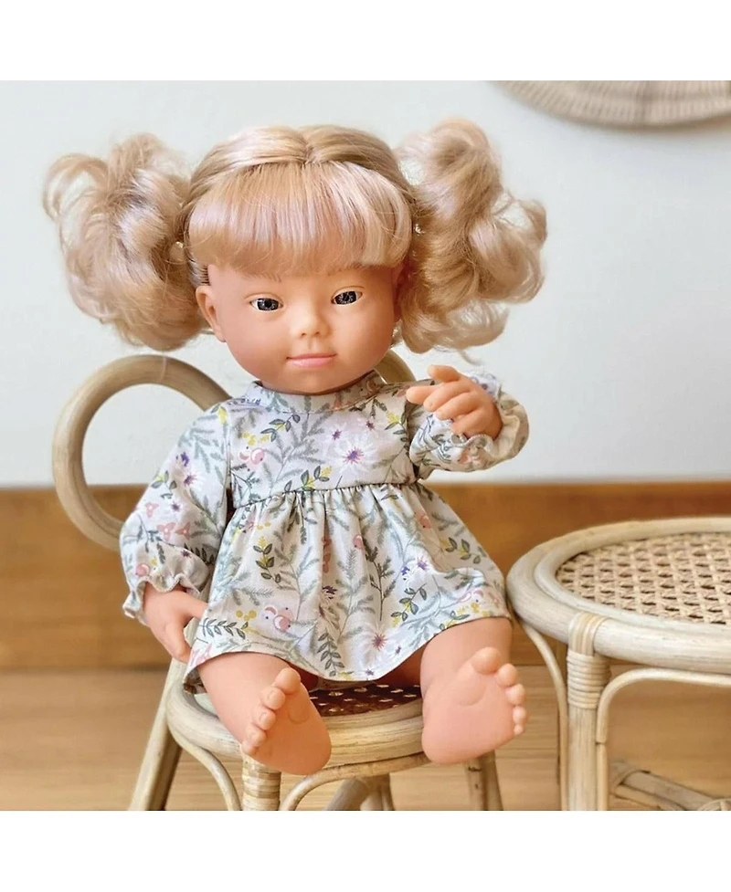 Miniland Doll with Down Syndrome - Blonde Girl 15"