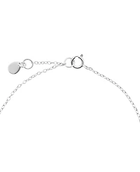 Macy's Cubic Zirconia Cross Bracelet (0.13 ct. t.w.) in Sterling Silver