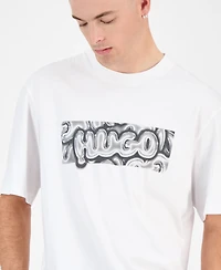 Hugo Boss Men's Nedrix Short-Sleeve Crewneck Logo-Graphic T-Shirt