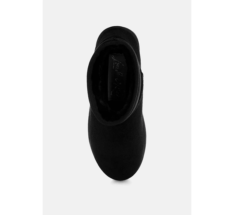 London Rag Derta Soft Microfiber Snow Boots Women