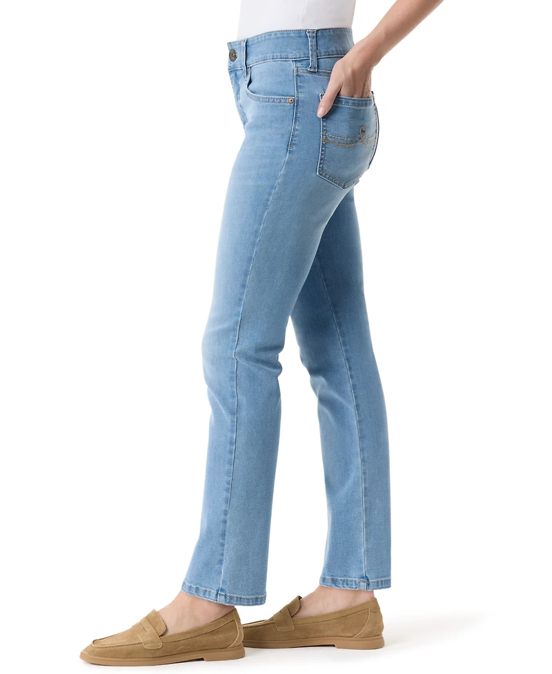 Gloria Vanderbilt Women's High Rise Straight Jeans