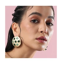 Emerald Cascade Stud Earrings