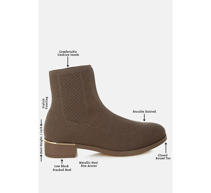 London Rag Rosamund Knitted Sock Boots Women
