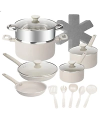 Desert Collection 15-Piece Nonstick Cookware Set