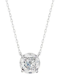 Eliot Danori Silver-Tone Crystal Pendant Necklace, Created for Macy's