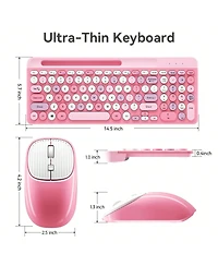 risokeys Retro Wireless Keyboard Mouse Combo