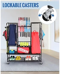 Mythinglogic Tennis Equipment Storage Rack
