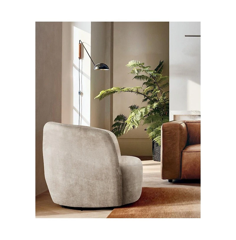Parker Living Carina - Miami Mink Swivel Barrel Chair Two Pack