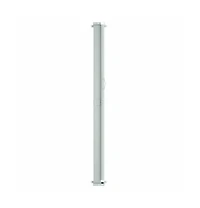 vidaXL Side Awning Grey Polyester with Pu coating, Powder-Coated Steel