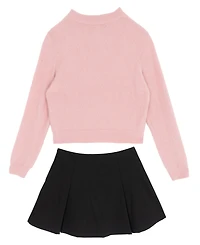 Rare Editions Girls 7-12 2-Piece Sweater and Skorts Set