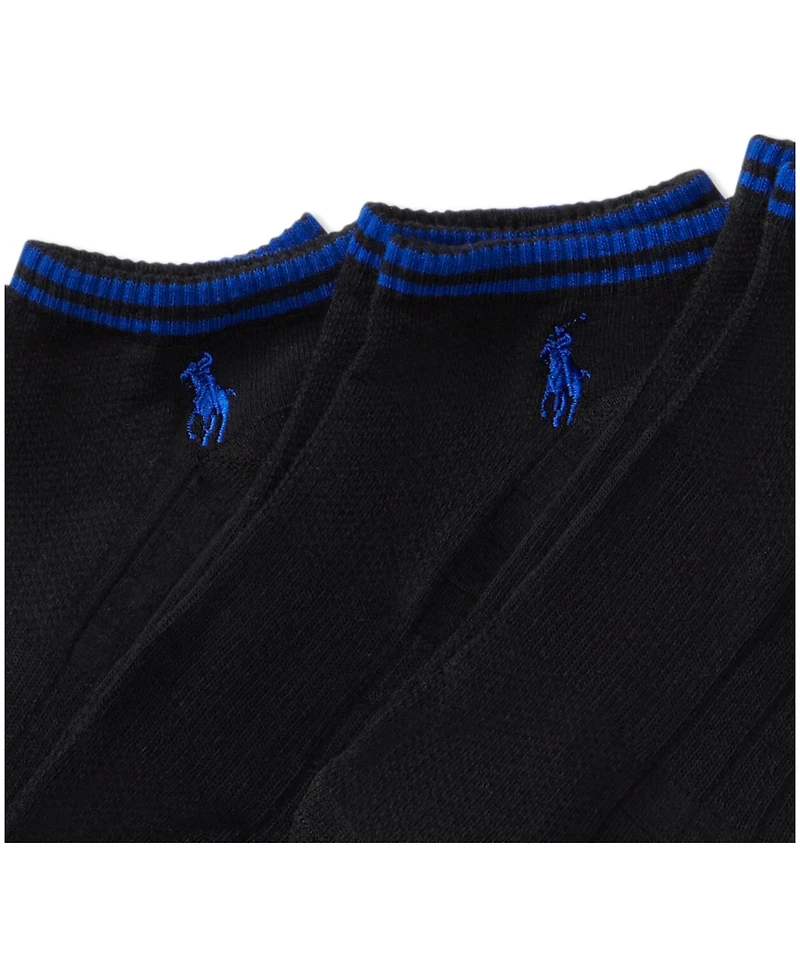 Polo Ralph Lauren Men's Socks, Atheltic Technical Low Cut No Show Performance 3 Pack