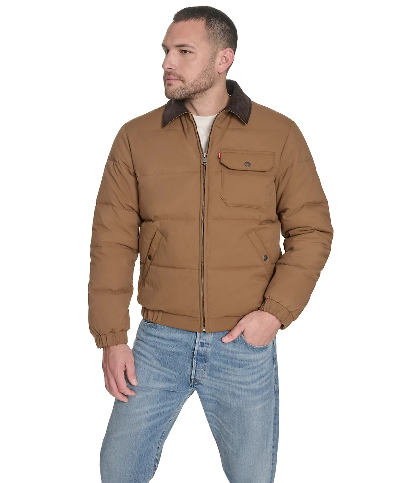 Levi's Men's Quilted Corduroy Collar Depot Jacket