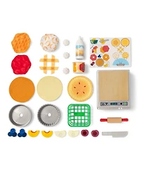 Melissa & Doug "Doughlicious" Cook, Bake & Serve Pretend Play Set