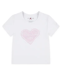 Jordan Girls 7-16 Tree Etch Crewneck T-Shirt