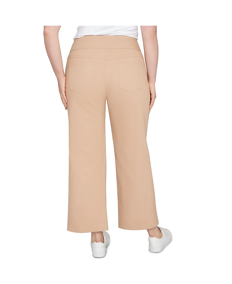 Ruby Rd. Plus Embroidered Stretch Pull On Pants