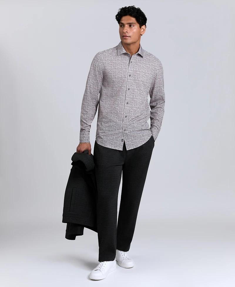 Kenneth Cole Men's Slim Fit Performance Shirt
