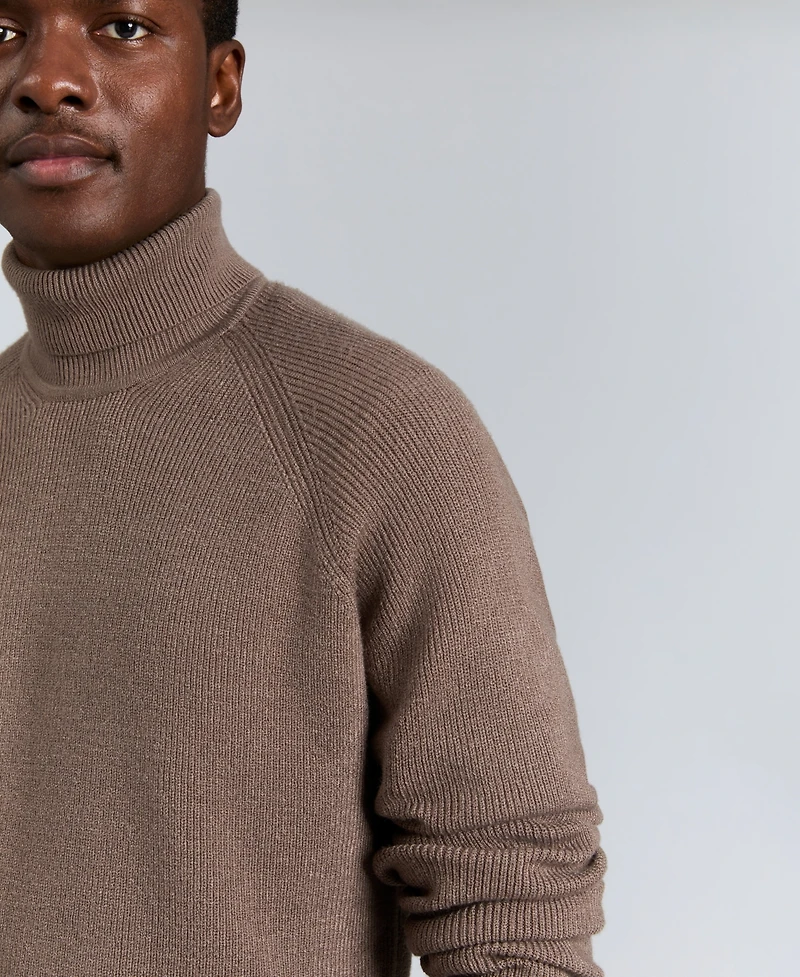 Kenneth Cole Men's Fold Over Turtleneck Sweater