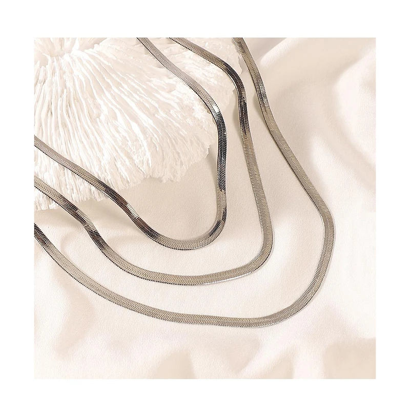 Sohi Women's The Snakechain Multi-Layer Necklace