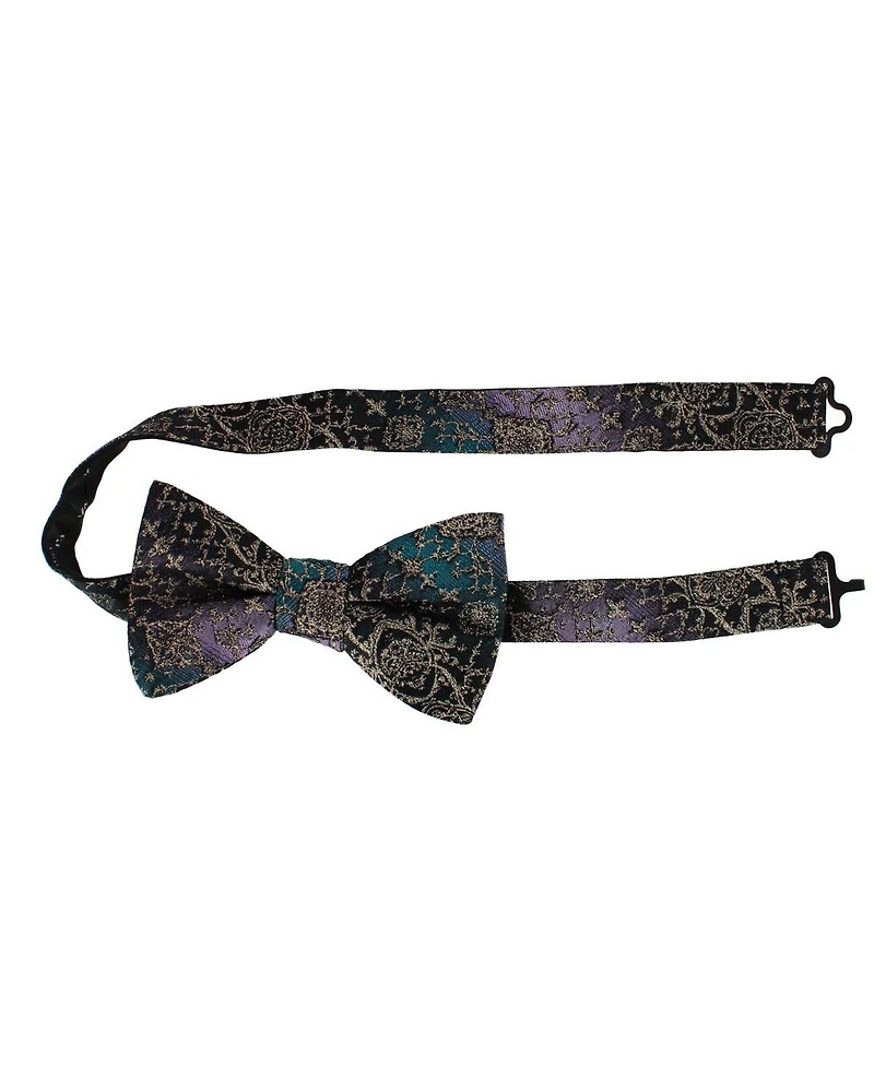 Trafalgar Men's The Spellbound Brocade Novelty Silk Bow Tie