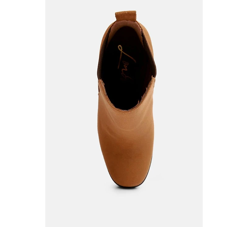 Womens sonia block heeled boots