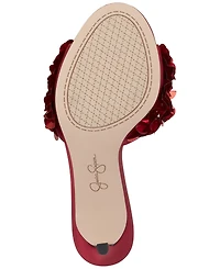 Jessica Simpson Women's Palora Slip-On Sequin Dress Sandals