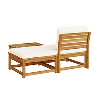 Garden Lounge Set Cream white