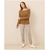 Pact Women's Luxe Knit Boatneck Sweater