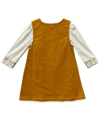 Blueberi Boulevard Girls 2T-6X 3- Piece Applique Jumper, Top and Crossbody Set
