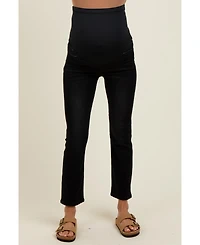 Pinkblush Maternity Black Ankle Slim Straight Leg Jeans