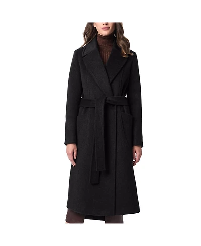 Bernardo Women's Belted Wool Blend Coat